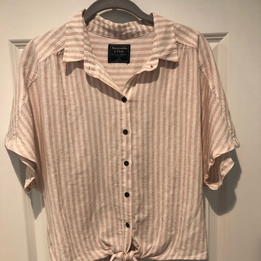 Like New Abercrombie Linen Shirt